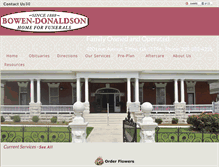 Tablet Screenshot of bowen-donaldson.com